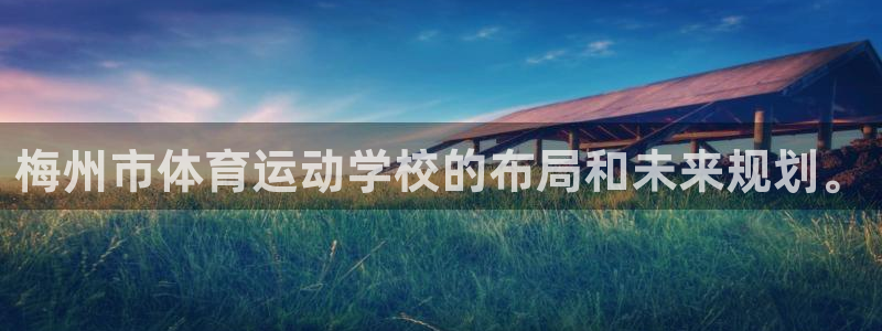 MK体育官方正版app新能源:梅州市体育运动学校的布局和未来